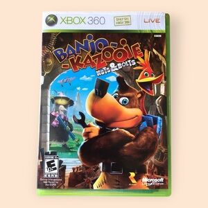 Banjo Kazooie Nuts & Bolts XBOX 360 Video Game Cartoon Comic Rated Everyone